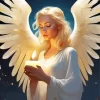 Blonde Angel Diamond Painting