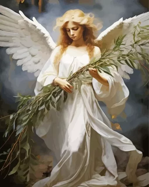 Blonde Angel Girl Diamond Painting