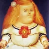 Blonde Fat Girl Art Diamond Painting