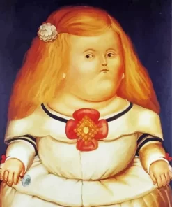 Blonde Fat Girl Art Diamond Painting