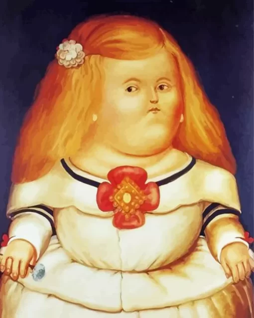 Blonde Fat Girl Art Diamond Painting