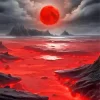 Blood Moon Art Diamond Painting