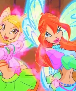 Bloom And Stella Fairies Diamond Painting