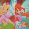 Bloom And Stella Fairies Diamond Painting