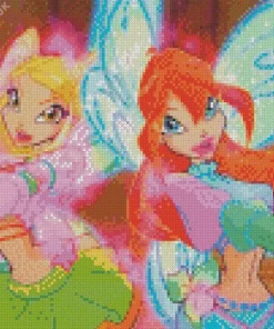 Bloom And Stella Fairies Diamond Painting