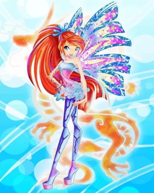 Bloom Winx Club Power Diamond Painting