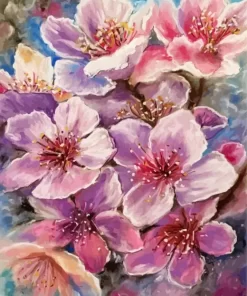 Blossom Flowers Art Diamond Painting