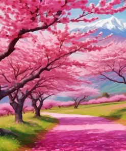 Blossom Landscape Diamond Painting