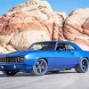 Blue 1969 Camaro Car Diamond Painting