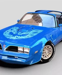 Blue 1977 Pontiac Trans Am Diamond Painting