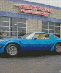 Blue 1978 Trans Am Diamond Painting