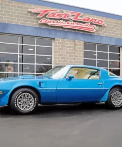 Blue 1978 Trans Am Diamond Painting