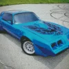 Blue 1979 Firebird Diamond Painting