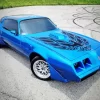 Blue 1979 Firebird Diamond Painting