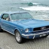 Blue 60s Mustang Diamond Painting