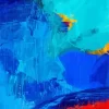 Blue Abstract Diamond Painting