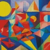 Colorful Abstract Shapes Diamond Painting