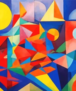 Colorful Abstract Shapes Diamond Painting