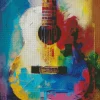 Colorful Guitar Diamond Painting