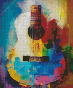 Colorful Guitar Diamond Painting