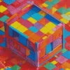 Colorful Rubiks Cube Diamond Painting