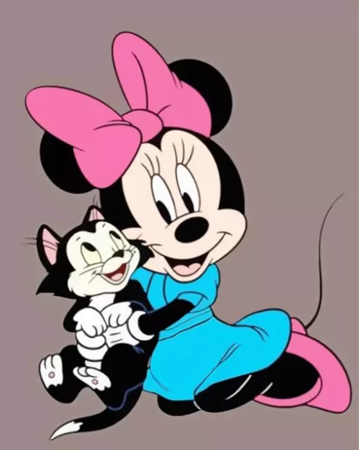 Cool Figaro And Minnie Art Diamond Painting