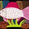 Cool Fish Mola Diamond Painting