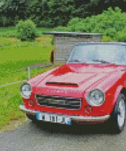 Cool Red Fairlady Datsun Diamond Painting