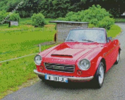 Cool Red Fairlady Datsun Diamond Painting