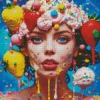 Cool Sugar Candy Girl Art Diamond Painting