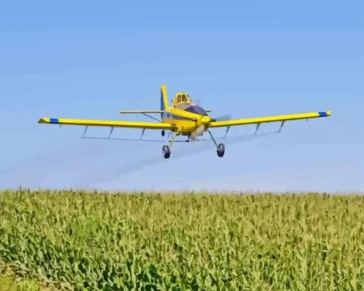 Crop Duster Aiplane Diamond Painting