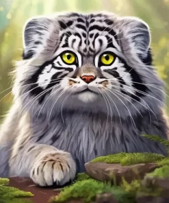 Cute Pallas Cat Diamond Painting