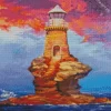 Cute Tourlitis Lighthouse Diamond Painting