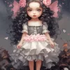 Cute Fantasy Art Little Girl Art Diamond Painting