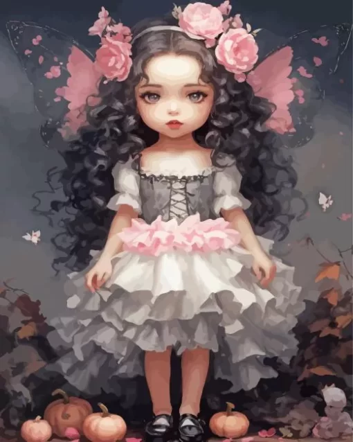 Cute Fantasy Art Little Girl Art Diamond Painting