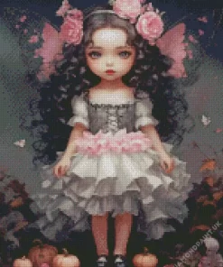 Cute Fantasy Art Little Girl Art Diamond Painting