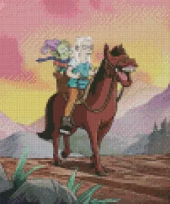 Disenchantment Bean And Elfo Diamond Painting