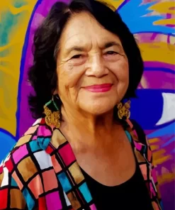 Dolores Huerta Diamond Painting