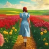 Dorothy Walking In A Field Diamond Painting