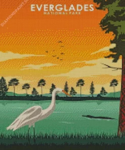 Everglades National Park Poster Diamond Painting