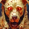 Evil Dog Head Diamond Painting