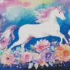 Fabulous Unicorn Floral Art Diamond Painting