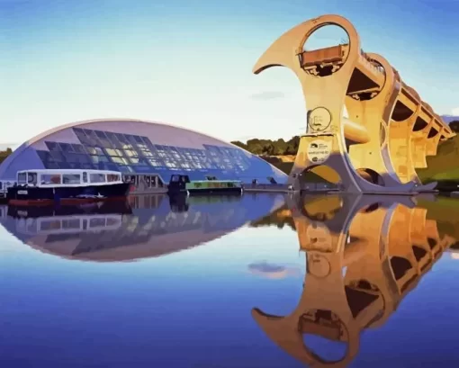 Falkirk Wheel Diamond Painting