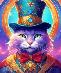 Fantastic Cat Animal Diamond Painting