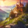 Fantasy Castle Art Diamond Painting