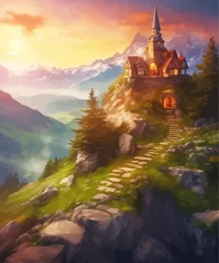 Fantasy Castle Art Diamond Painting