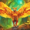 Fantasy Tiger With Wings Diamond Painting