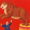 Fat Circus Tiger Diamond Painting