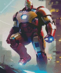 Fat Iron Man Diamond Painting