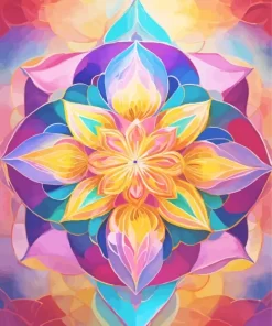 Flower Mandala Diamond Painting